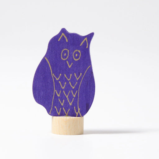 Wooden Toys Grimm's Eagle Owl Candle Holder Decoration