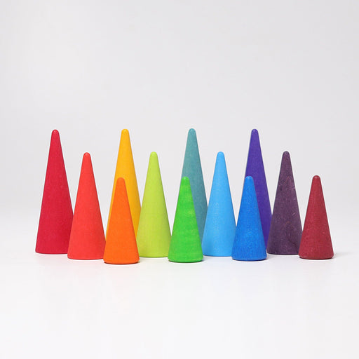 Grimm's Forest Rainbow 12 Pieces - Loose Parts Play - Toypark