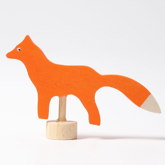 Wooden Toys Grimm's Fox Candle Holder Decoration