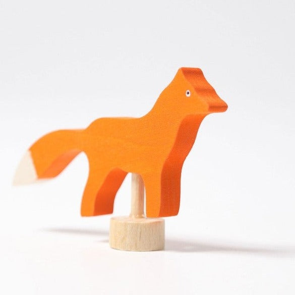 Wooden Toys Grimm's Fox Candle Holder Decoration