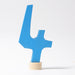 Wooden Toys Grimm's Number 4 Candle Holder Decoration Anthroposophical