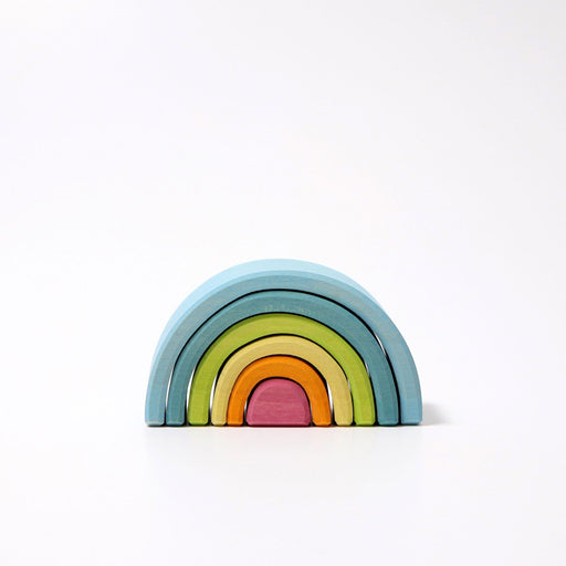 Grimm's Rainbow Small Pastel - Wooden Rainbow - Toypark