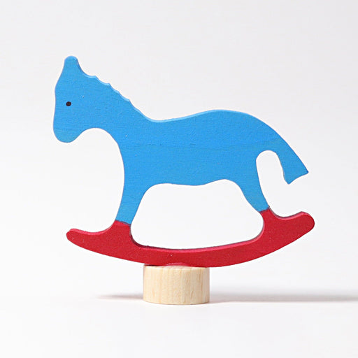 Wooden Toys Grimm's Rocking Horse Candle Holder Decoration