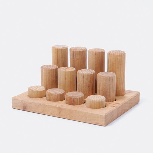 Grimm's Rollers Small Sorting Game Natural - Colour Sorting Toys - Toypark