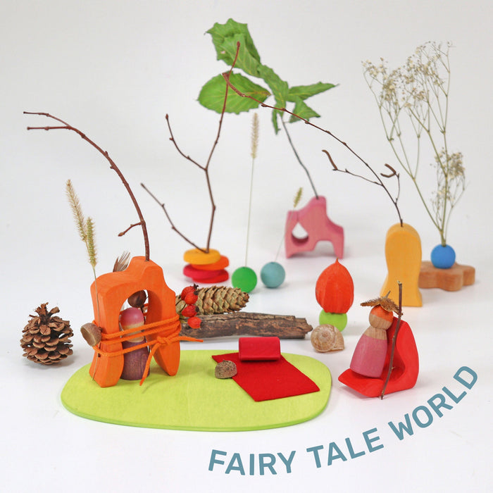Building Blocks Grimm’s Small World Play Down by the Meadow