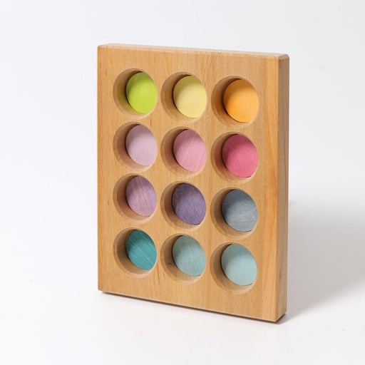 Grimm's Sorting Board Pastel - Colour Sorting Toys - Toypark