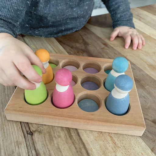 Grimm's Sorting Board Pastel - Sorting Toy - Toypark