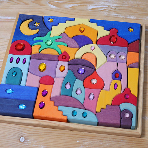 Grimm's Sparkling Mandala Orient - Wooden Puzzles - Toypark