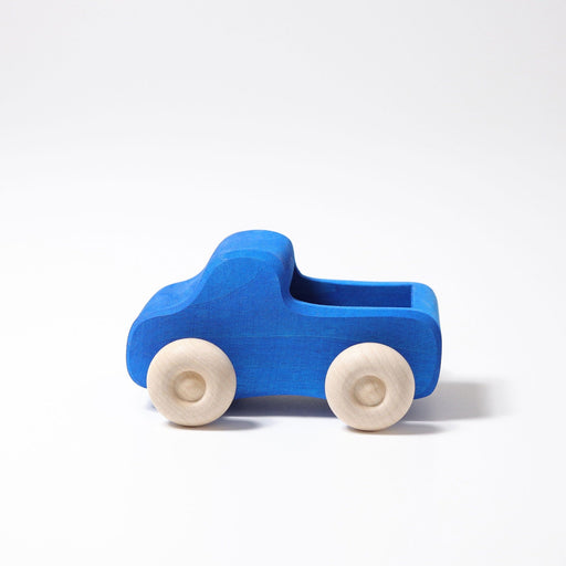 Wooden Car Grimm’s Truck Blue Small