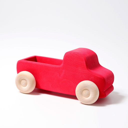 Wooden Car Grimm’s Truck Red Large