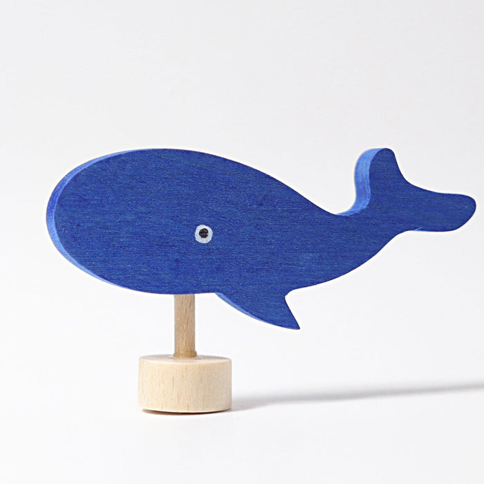 Wooden Toys Grimm's Whale Candle Holder Decoration