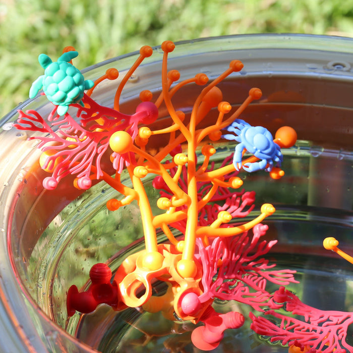 Building Blocks Guidecraft Coral System - 40 pc set 716243071003