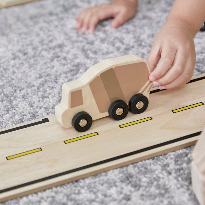 Toy Vehicle Guidecraft Double-sided Roadway System - 42 pc. set 716243067150