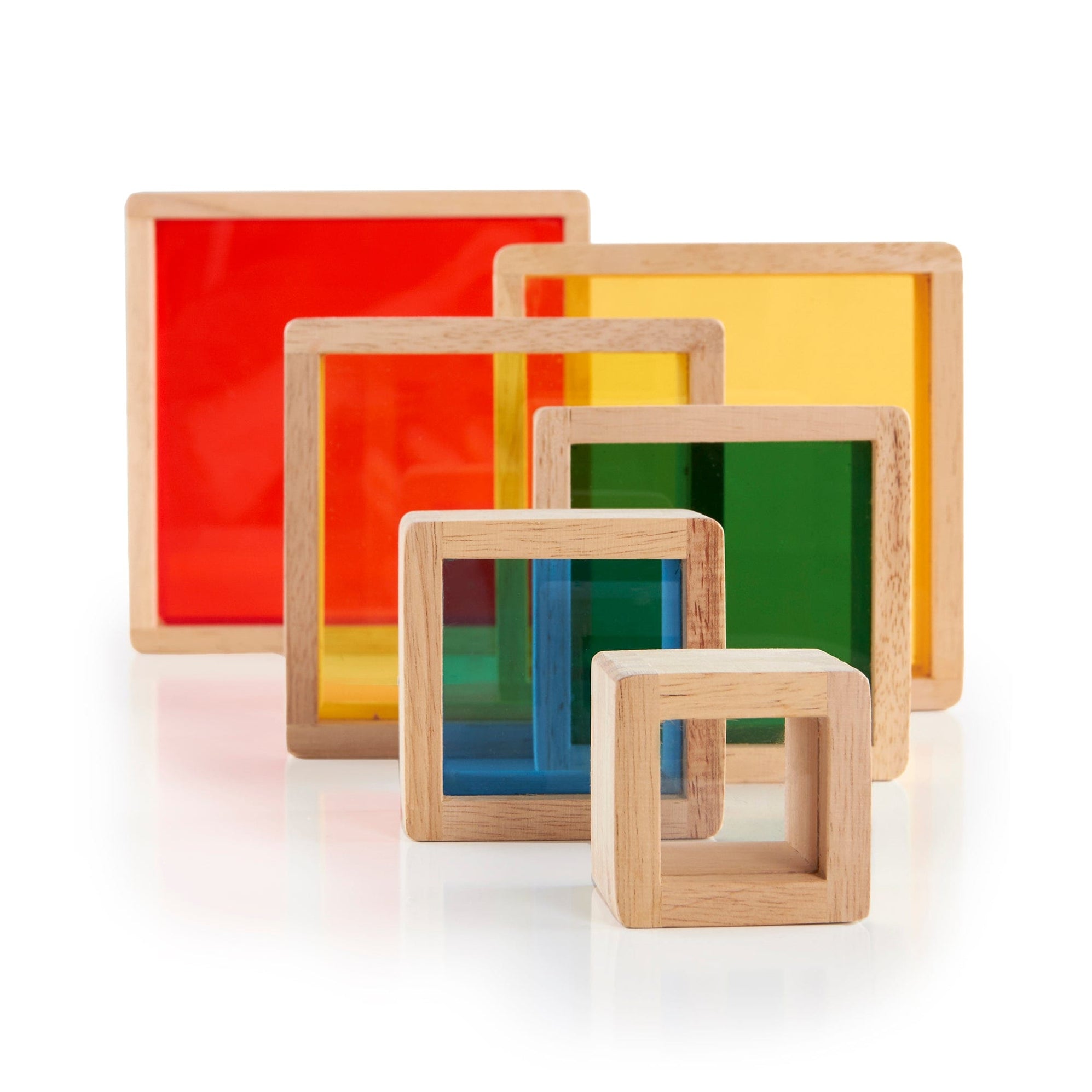 Guidecraft Stacking Rainbow Pyramid | Stacking Toys | Toypark — Toypark ...