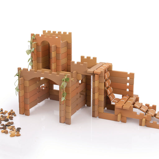 Guidecraft Tabletop Notch Blocks - Western 129 pc. Set - Building Blocks - Toypark