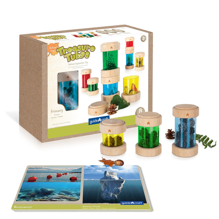Activity Toy Guidecraft Treasure Tubes - Primary 716243030871