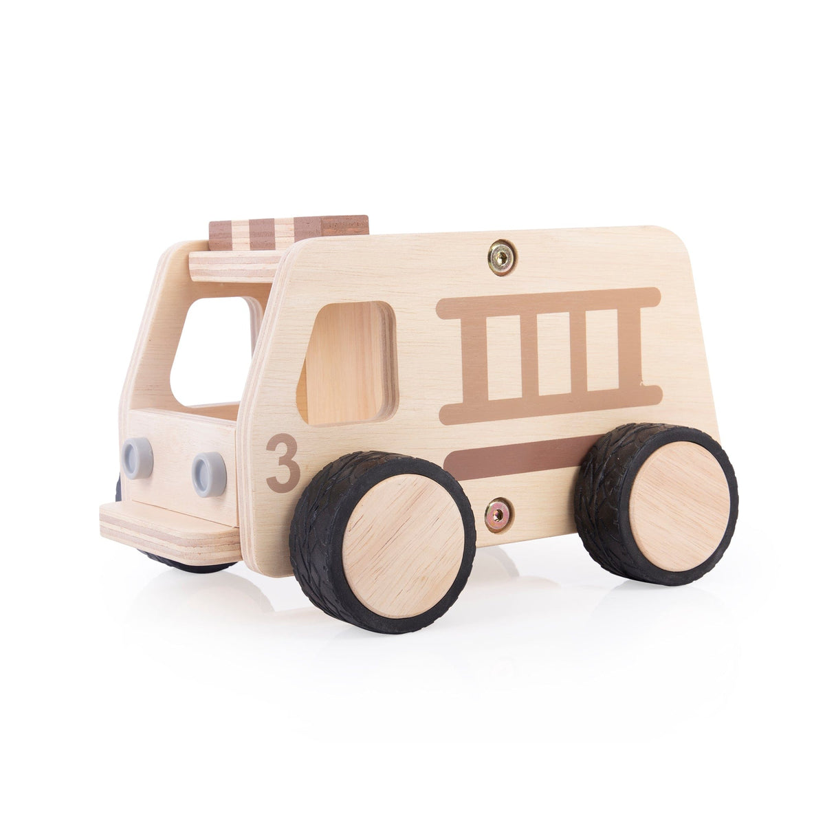 Guidecraft Wooden Fire Truck | Wooden Toy Car | Toypark Australia