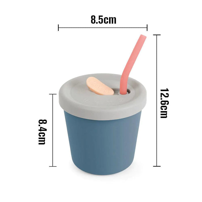 Baby Tableware HAAKAA Silicone Sippy Straw Cup (150ml)