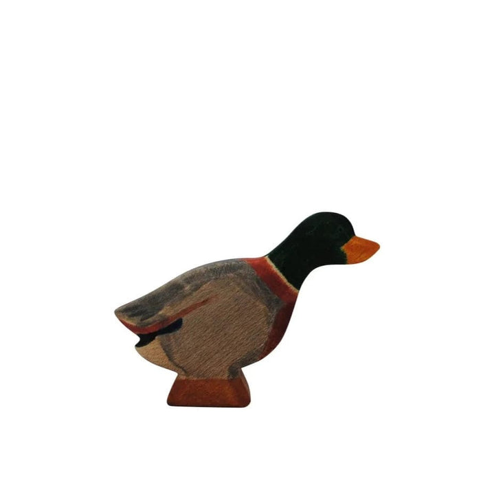Animal Figurine HolzWald Duck male stretched 4262389072351
