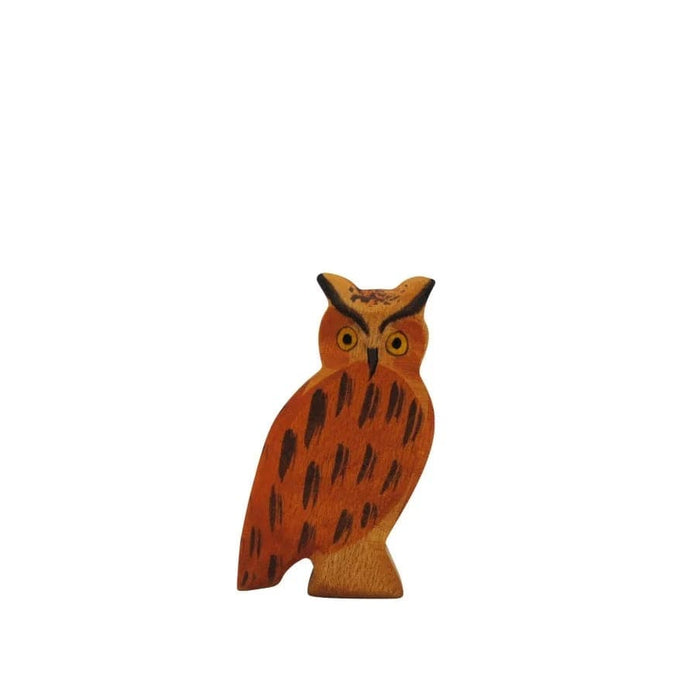 Animal Figurine HolzWald Eagel Owl 4262389074218