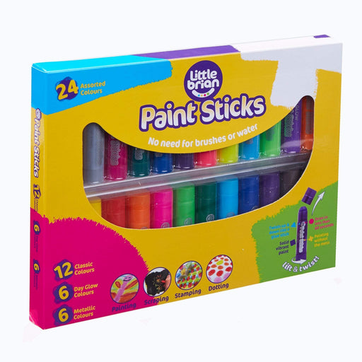 Kids Art Little Brian Paint Sticks - Assorted 24 pk