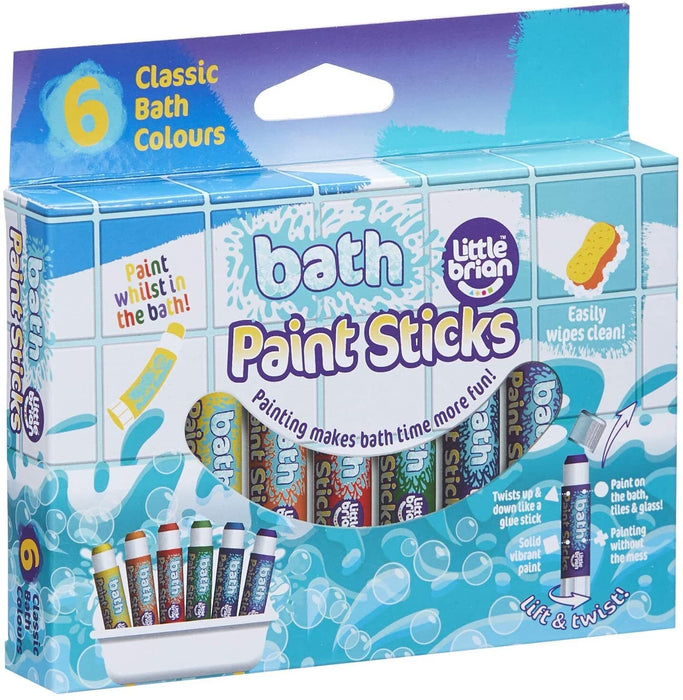 Kids Art Little Brian Bath Paint Sticks 6 pk 5051170620913
