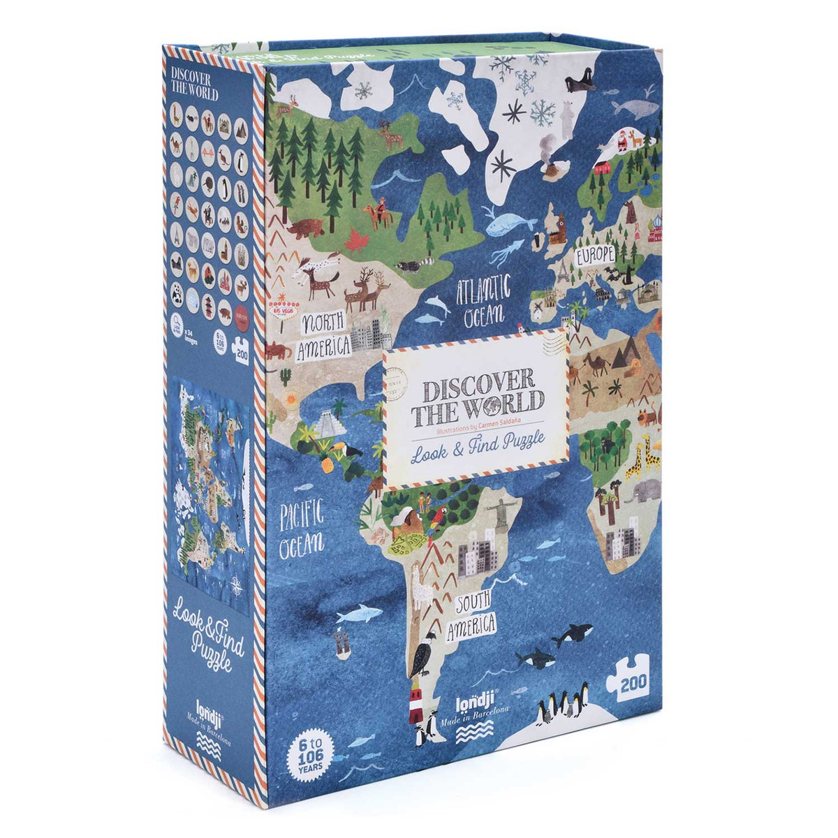 Londji Observation Puzzle — Discover The World Kids Puzzles — Toypark