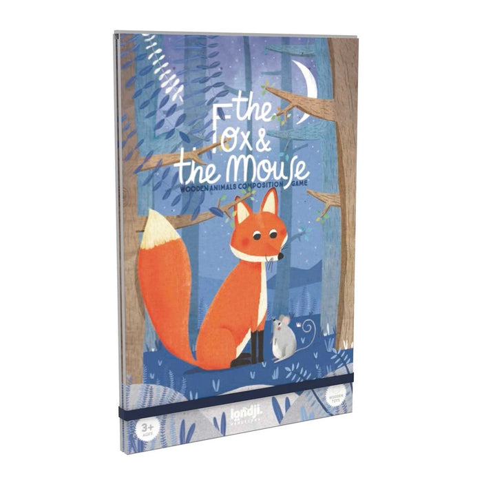 Puzzle Londji The Fox & The Mouse Wooden Shape Set