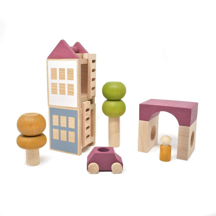 Lubulona Wooden Toys Lubulona Town Autumnvale Mini LL-121308