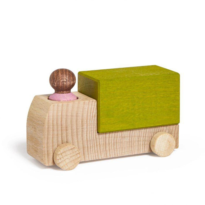 Wooden Car Lubulona Lime Truck 875886591337