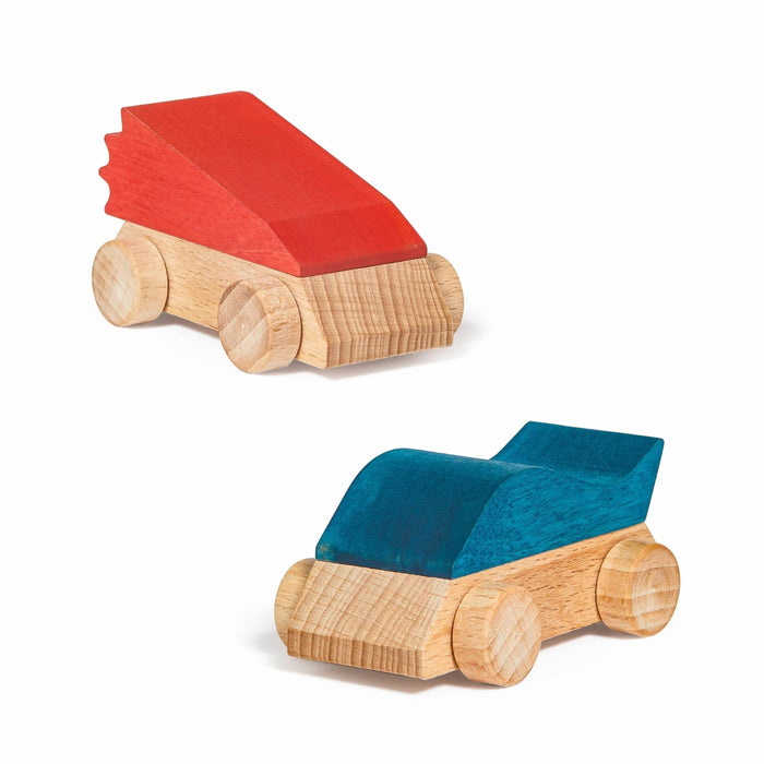 Wooden Car Lubulona Supcars Pack - Fire&Water 875886591238