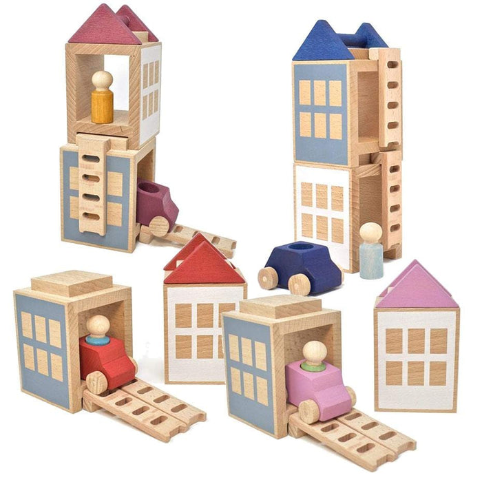 Wooden Toys Lubulona Town Mini 4 Seasons (4 Sets)