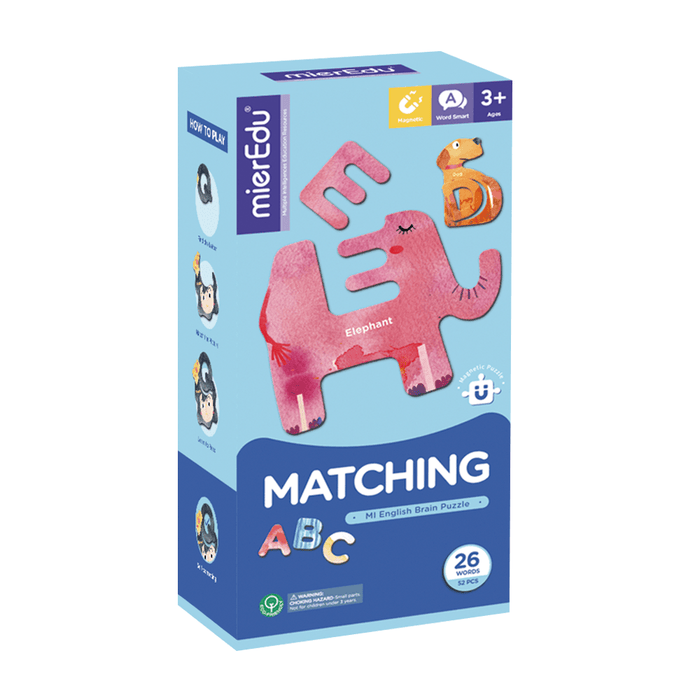 Educational Toys mierEdu MI English Brain Puzzle - Matching ABC