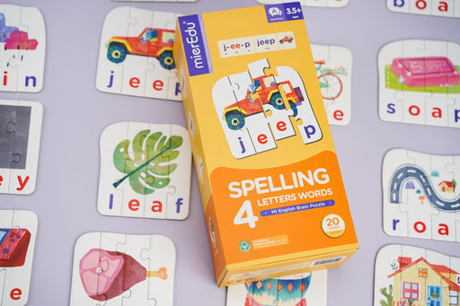 Educational Toys mierEdu MI English Brain Puzzle - 4 Letters Words