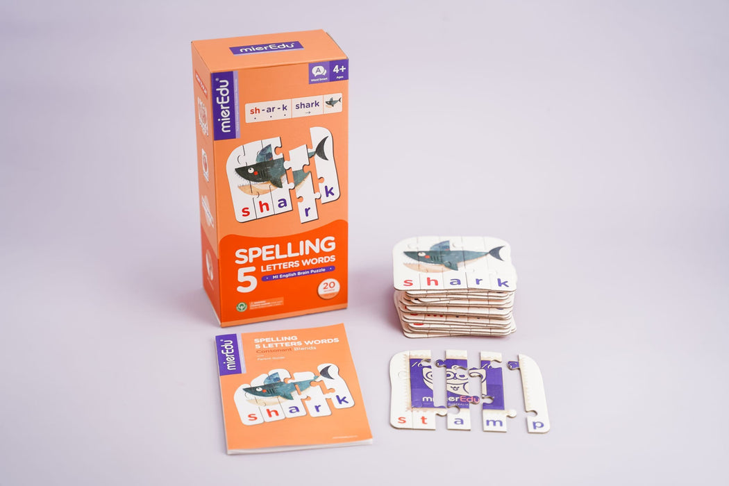 Educational Toys mierEdu MI English Brain Puzzle - 5 Letters Words