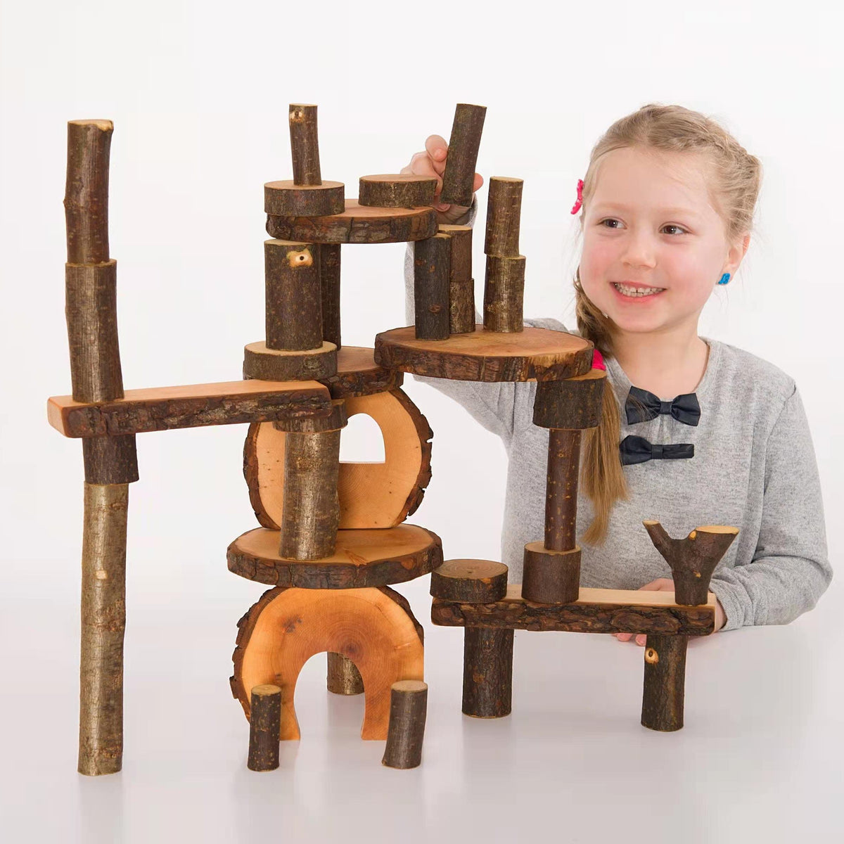 Magic Wood Eco Blocks 36 Pcs | Wooden Building Blocks | Toypark ...