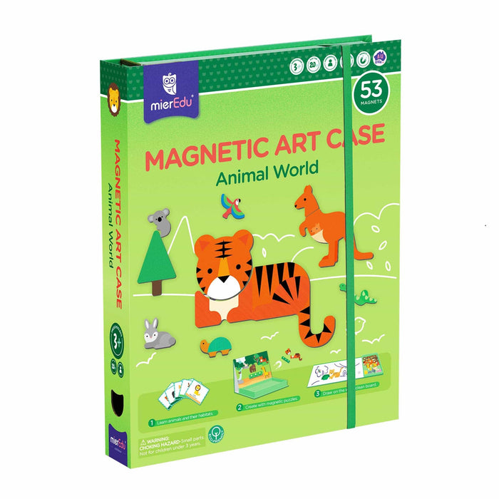 Magnetic Toys mierEdu Magnetic Art Case - Animal World