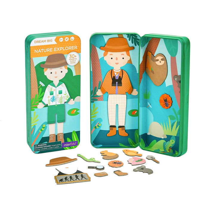 Educational Toys mierEdu Magnetic Puzzle Box - Nature Explorers