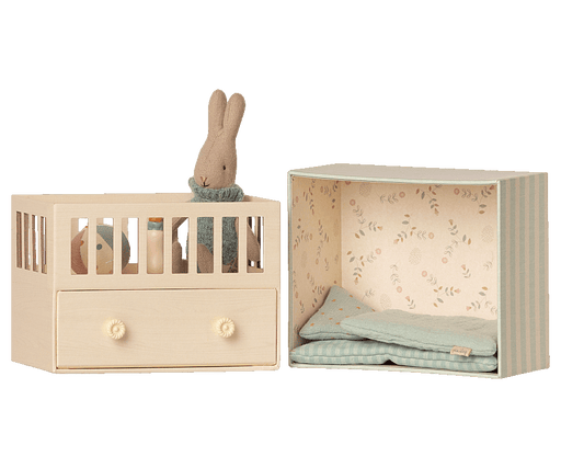 Dolls Toys Maileg Baby Room With Micro Rabbit