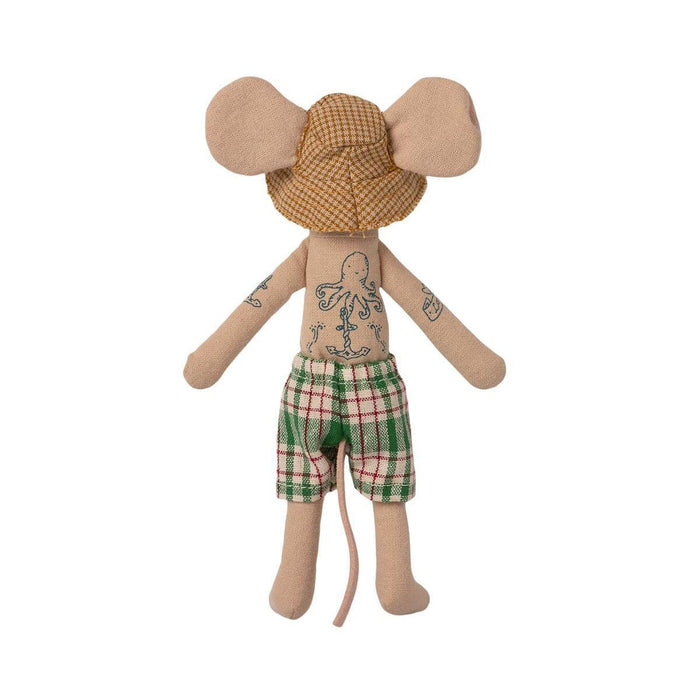 Dolls Toys Maileg Beach Mouse Dad in Cabin 5707304110156