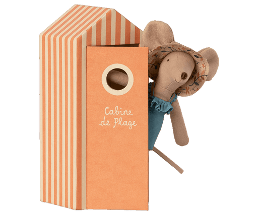Dolls Toys Maileg Beach Mouse Mum in Cabin 5707304110149