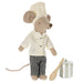 Dolls Toys Maileg Chef Mouse with Pot & Spoon