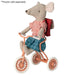 Doll Toys Maileg Mouse Tricycle Big Sister with Bag red