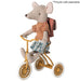 Doll Toys Maileg Mouse Tricycle Big Sister with Bag rose