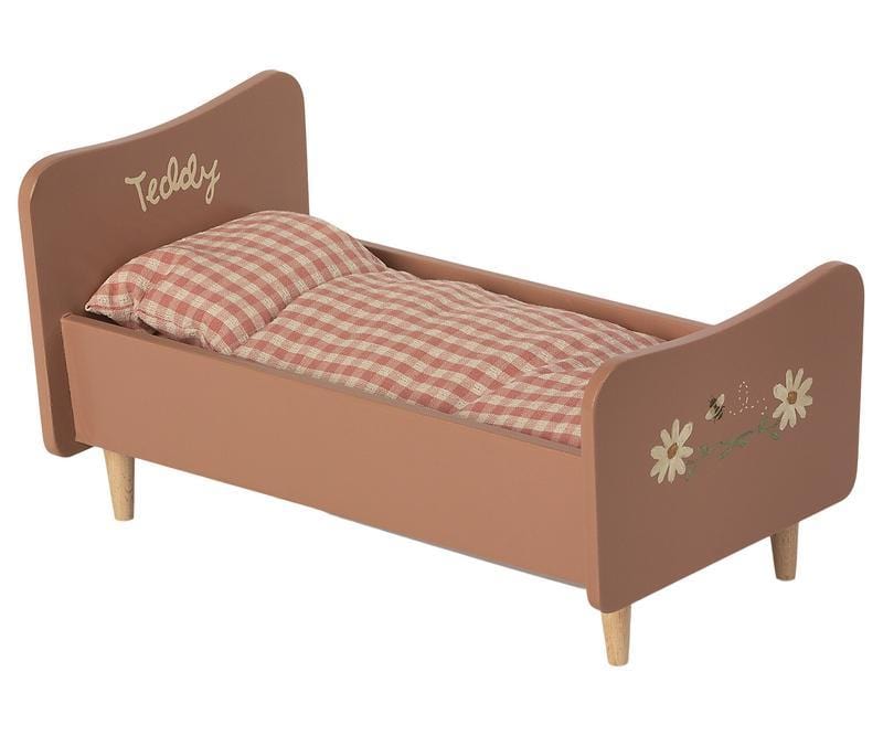 Dolls Toys Maileg Wooden Bed Rose for Teddy Mom
