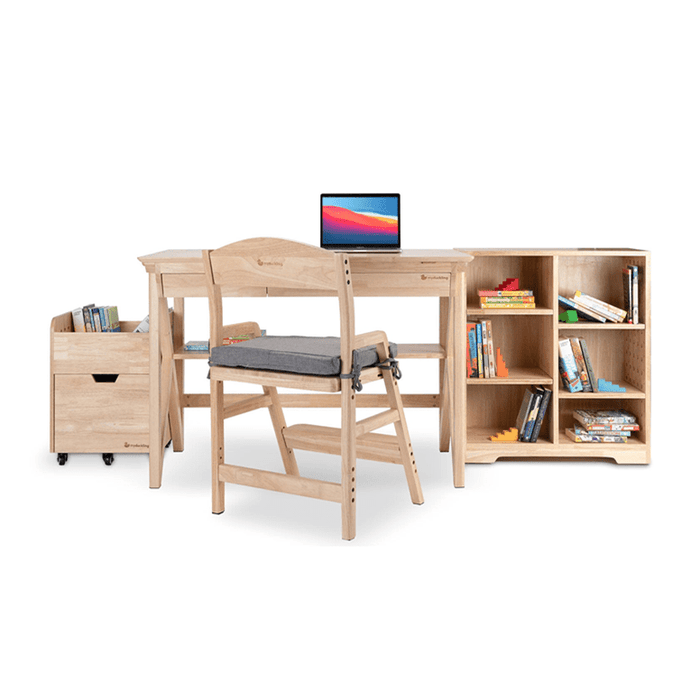 My Duckling Solid Wood Kids Study Desk Chair Complete Set