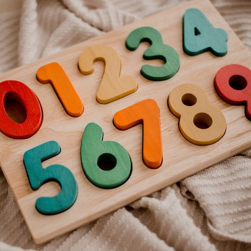 Wooden Puzzles QToys Number Puzzle