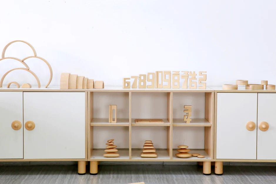 Wooden Building Blocks VIVAIO Number Blocks 1-10