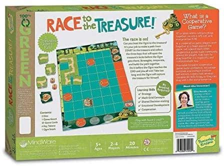 Book Peaceable Kingdom Game – Race to the Treasure 643356049554