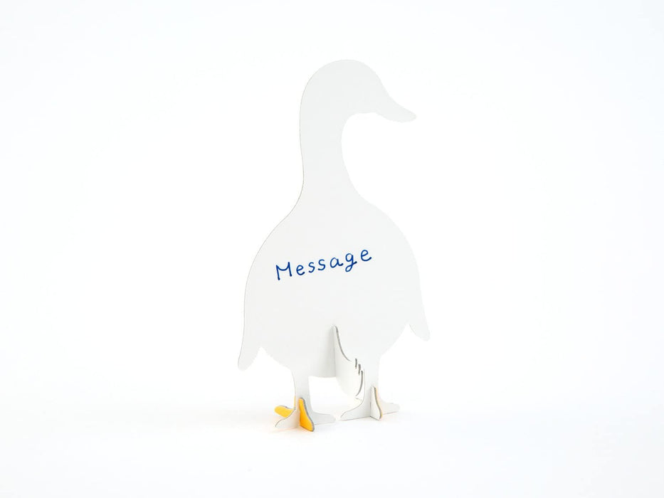 Message Card Good Morning Post Animal-Duck